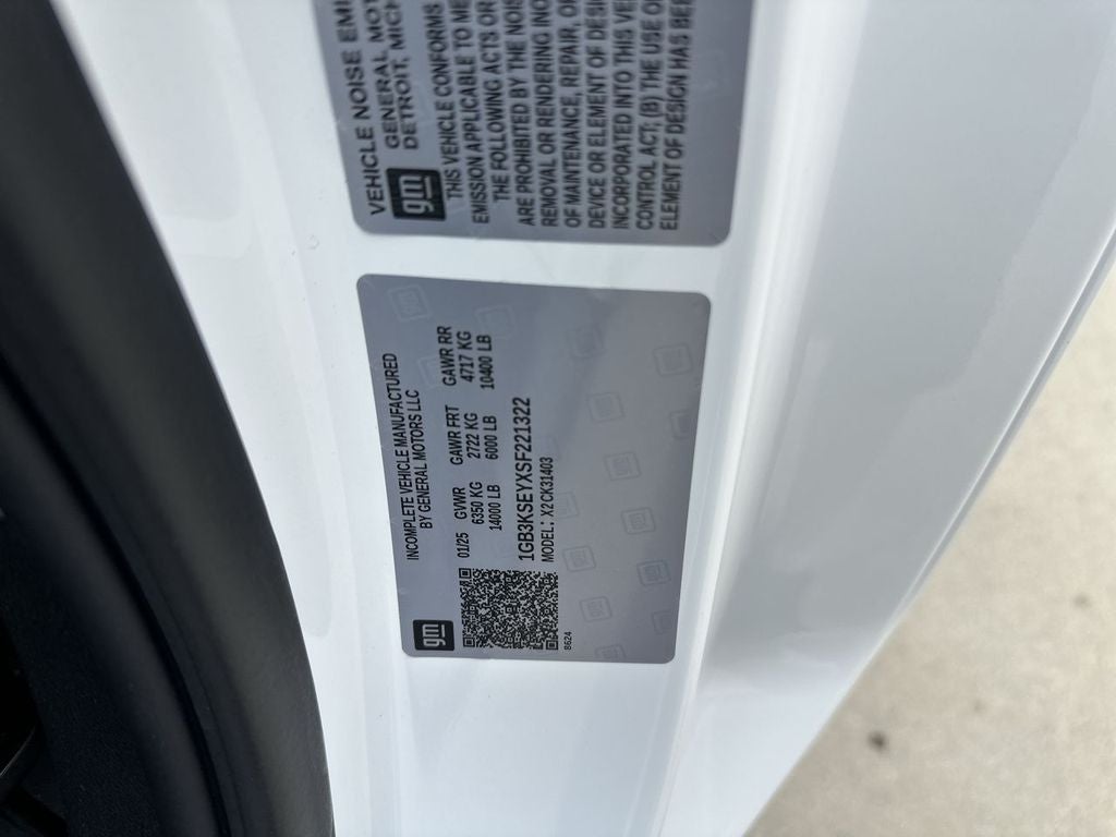 2025 Chevrolet Silverado 3500 HD Chassis Cab Work Truck