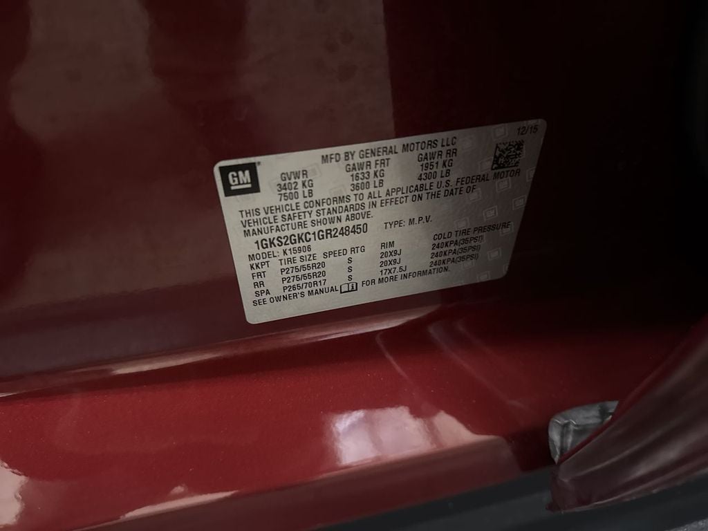 2016 GMC Yukon XL SLT