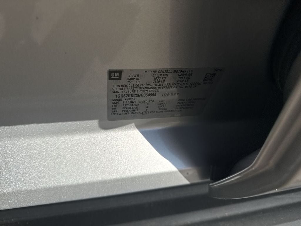 2016 GMC Yukon XL SLT