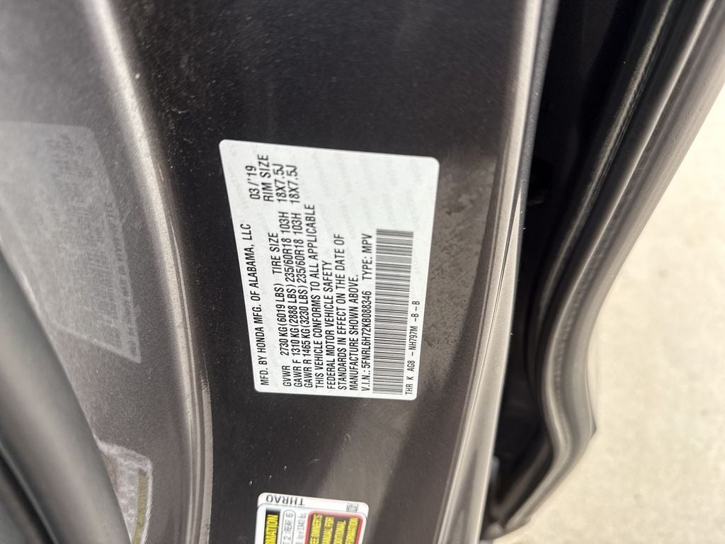 2019 Honda Odyssey EX-L