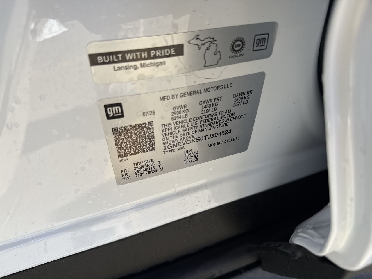 2026 Chevrolet Traverse LT