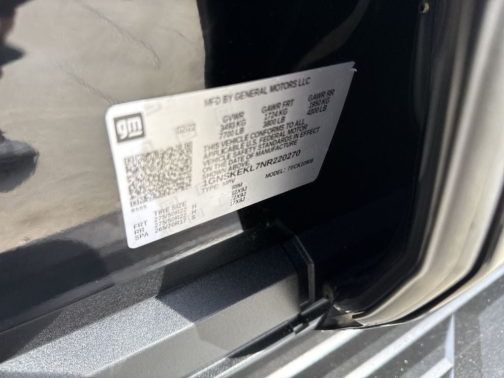 2022 Chevrolet Suburban RST