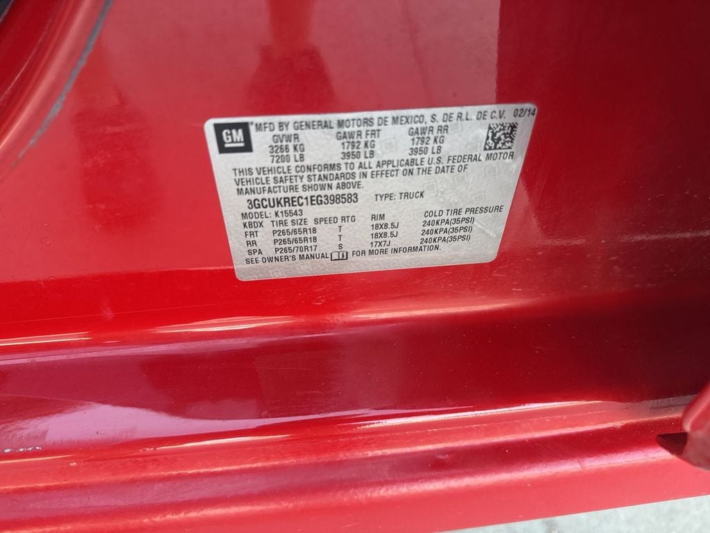 2014 Chevrolet Silverado 1500 LT