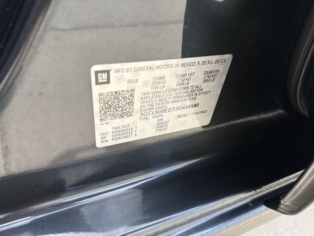 2018 Chevrolet Silverado 1500 LT