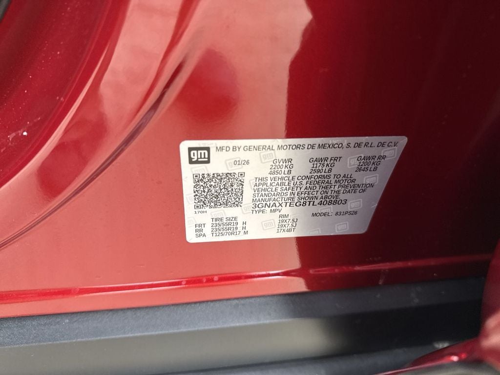 2026 Chevrolet Equinox RS