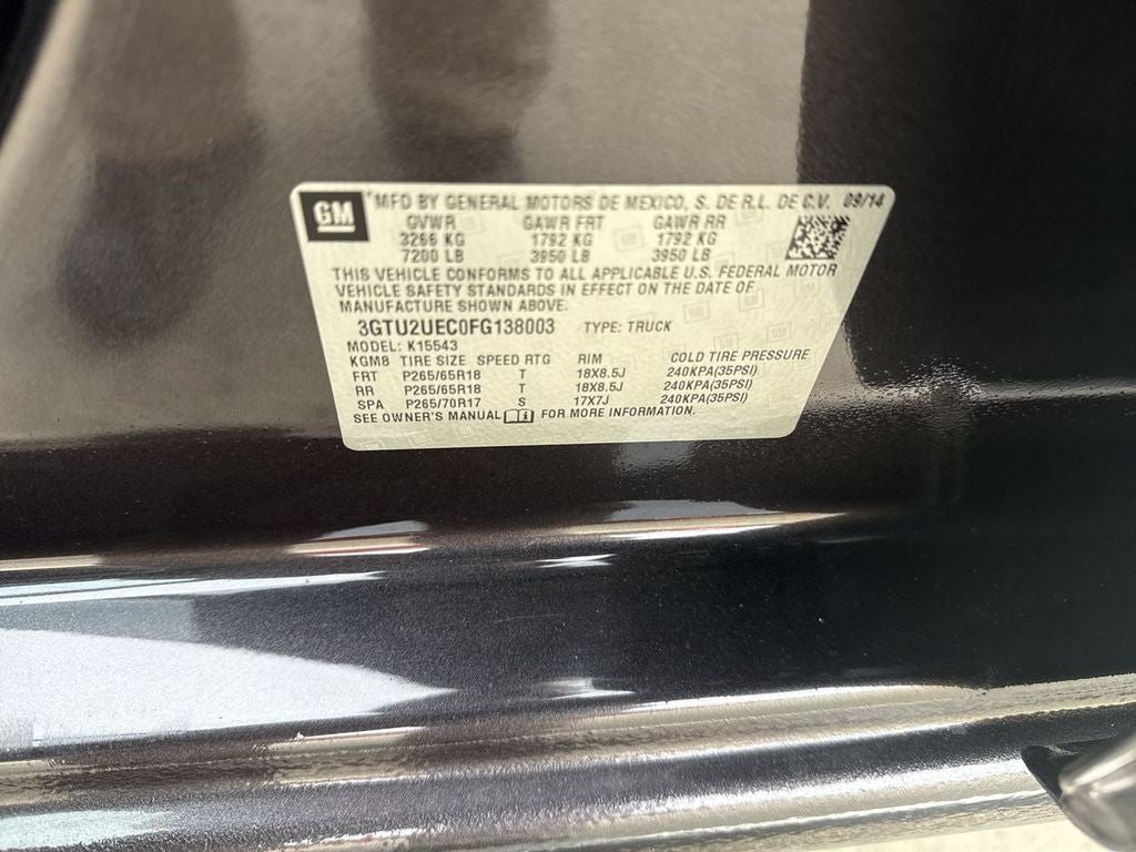 2015 GMC Sierra 1500 SLE